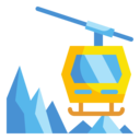 travel,transport,transportation,mountain,holidays,snow,cabin,ski resort,cable car ok 